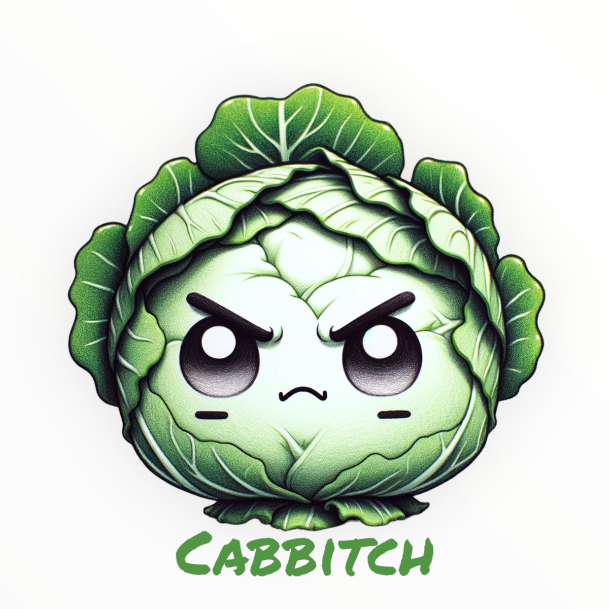 Adorable Cabbitch Sticker - Love Glasses Revolution Main image