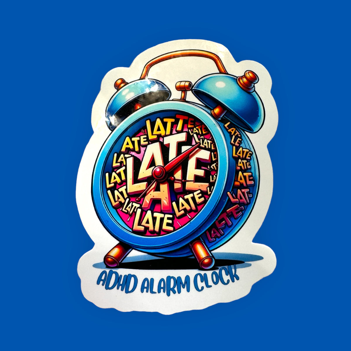 ADHD Alarm Clock Sticker - Love Glasses Revolution Main image