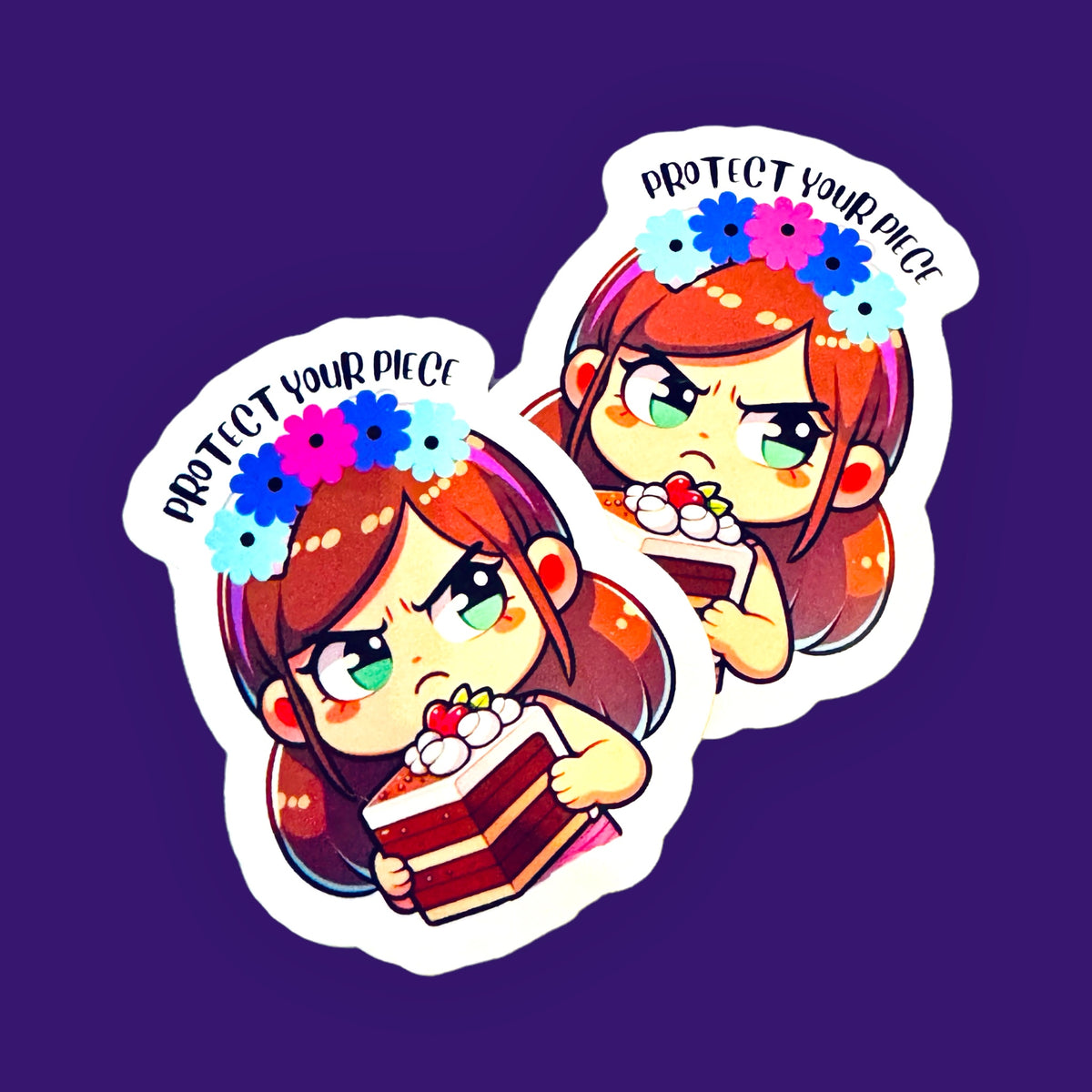 Protect Your Piece Vinyl Sticker - Love Glasses Revolution Main image