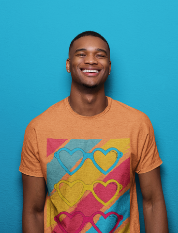Love Glasses Short-Sleeve Unisex T-Shirt - Love Glasses Revolution