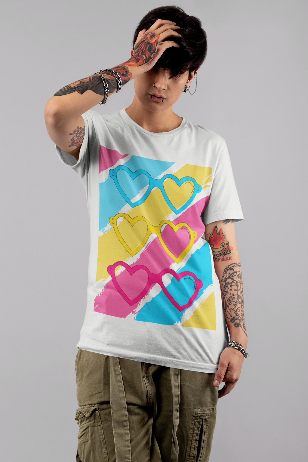 Love Glasses Short-Sleeve Unisex T-Shirt - Love Glasses Revolution