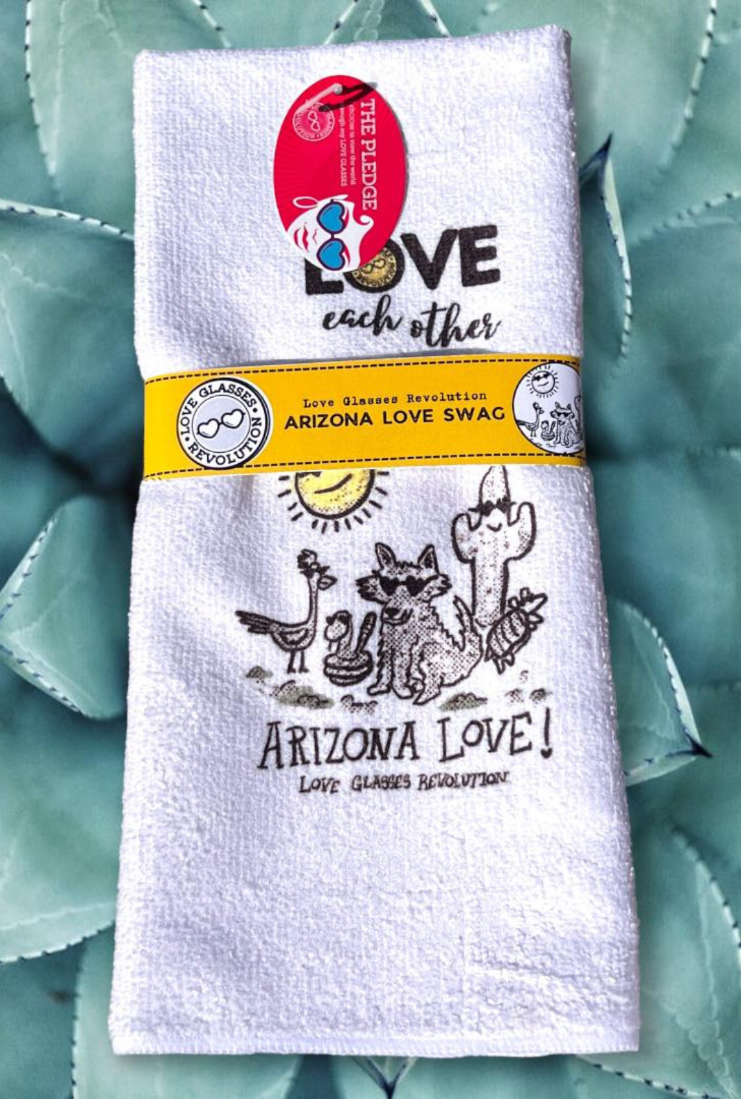 AZ LOVE Swag Hand Towel - Love Glasses Revolution Main image