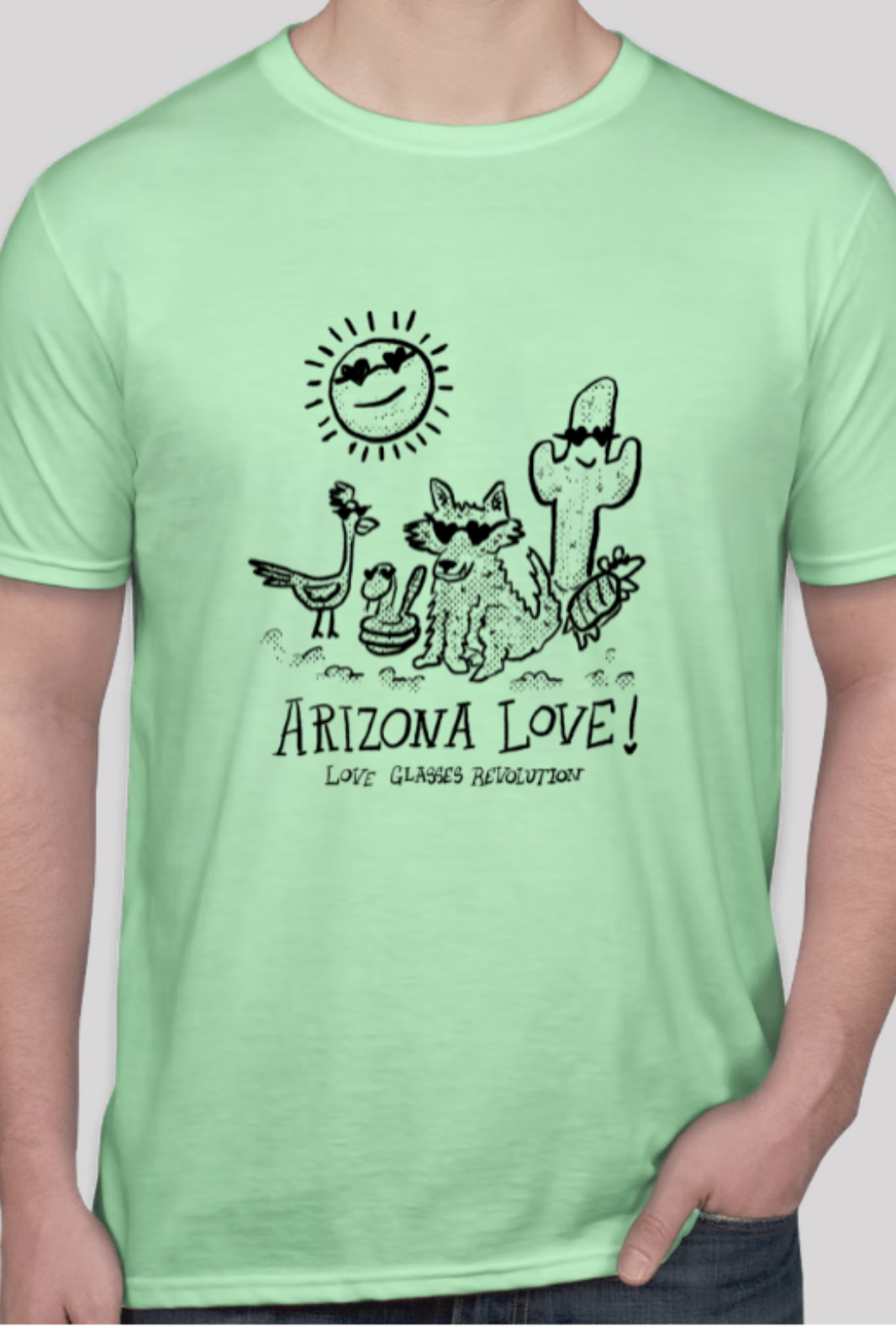 Arizona Desert Dudes Love Swag Tee - Love Glasses Revolution