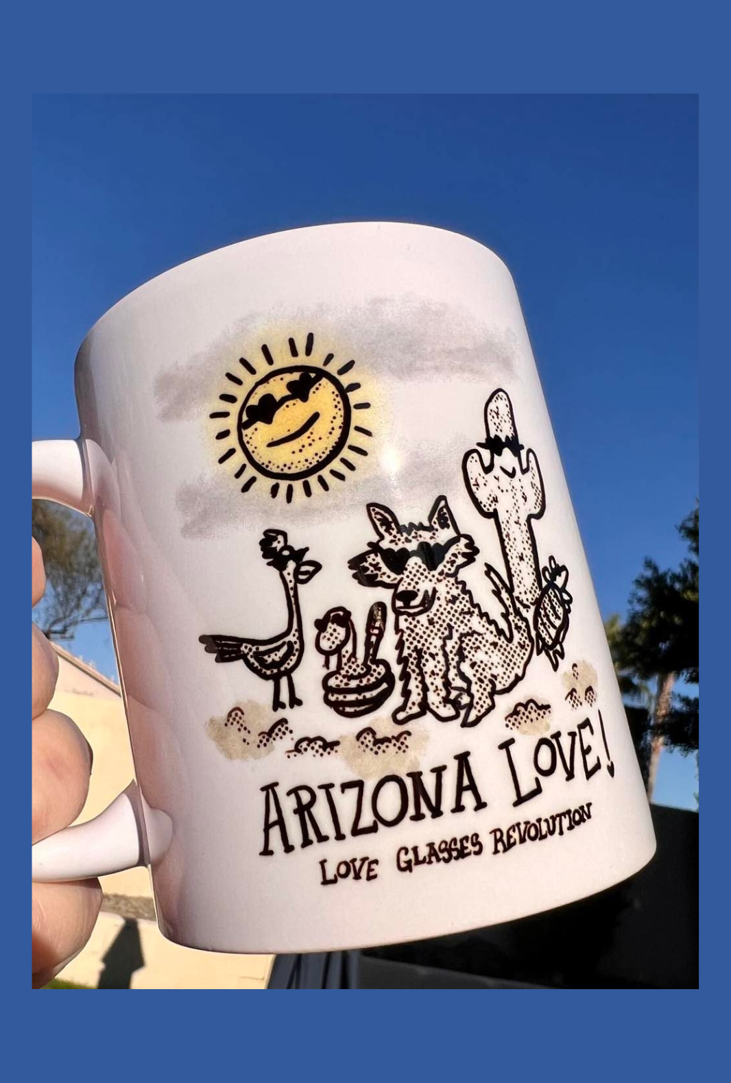 Arizona Love Cute Critter Cup 11oz - Love Glasses Revolution Main image
