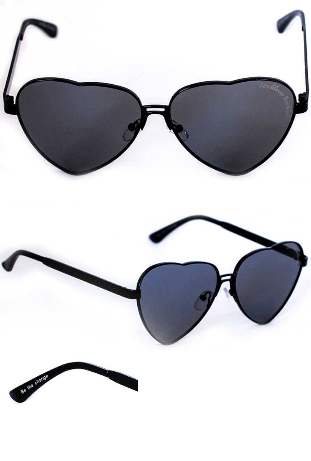 Love Notes Aviator Style Love Glasses - Love Glasses Revolution
