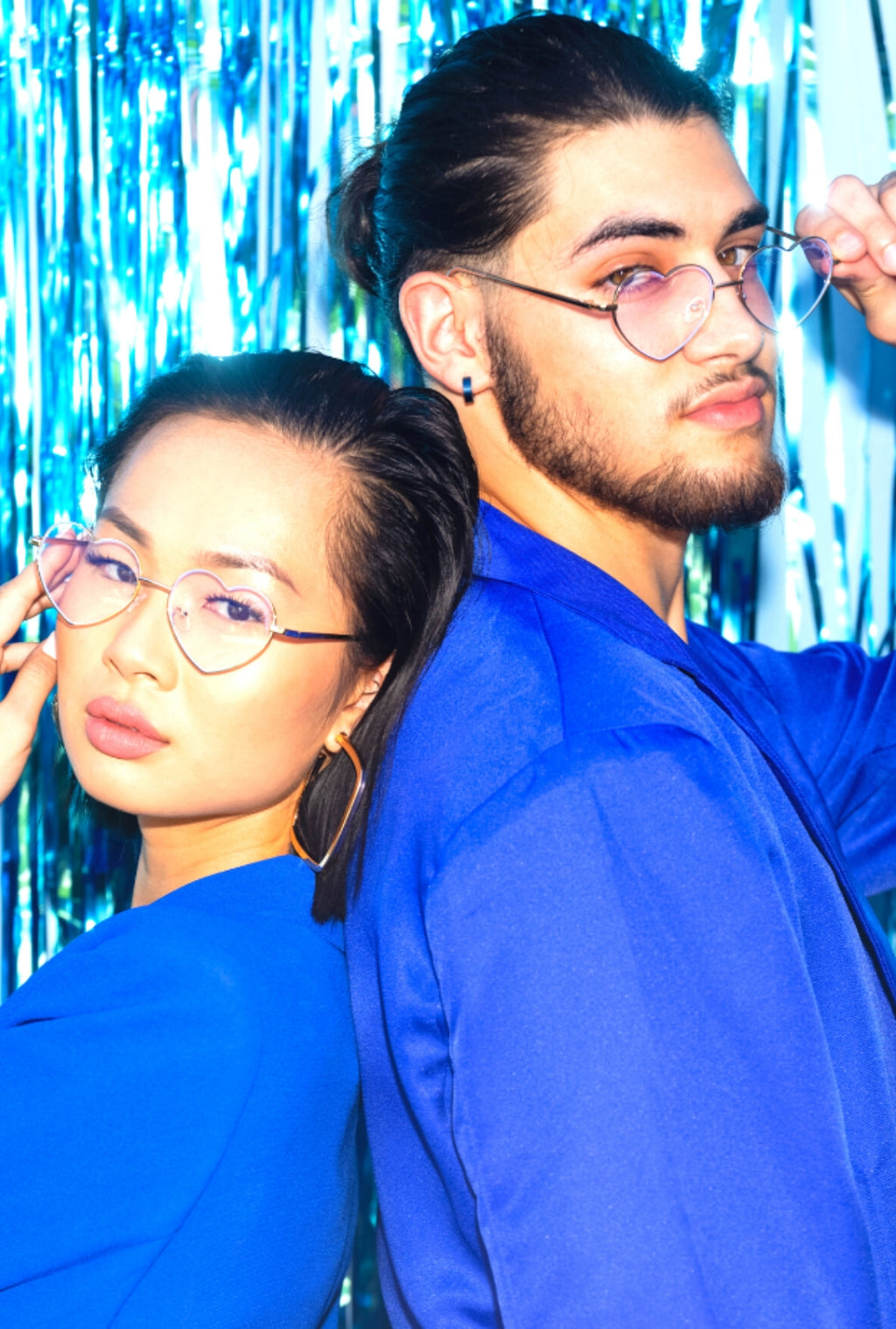 Blue Blocker Heart Shaped love glasses - Love Glasses Revolution