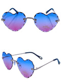 Beveled Frameless - Love Glasses Revolution - Heart Shaped Sunglasses