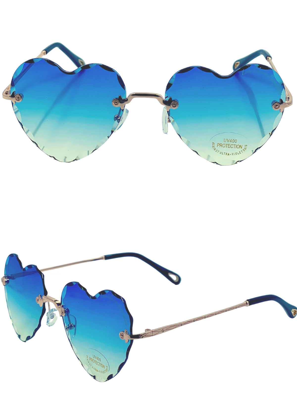 Beveled Frameless - Love Glasses Revolution - Heart Eyewear