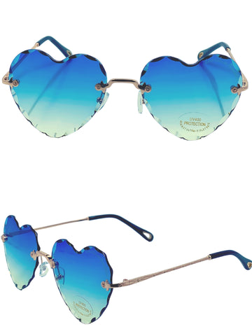 Beveled Frameless - Love Glasses Revolution - Heart Eyewear