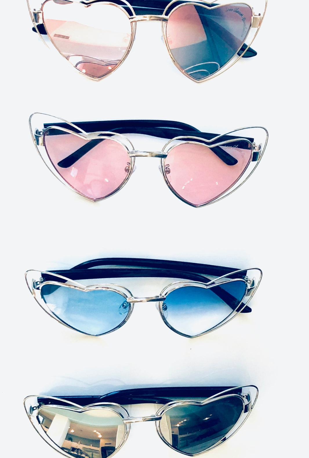 Cat Eye Double Wire Rim Love Glasses - Love Glasses Revolution Main image