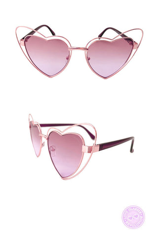 Cat Eye Double Wire Rim Love Glasses - Love Glasses Revolution
