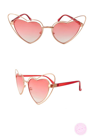 Cat Eye Double Wire Rim Love Glasses - Love Glasses Revolution