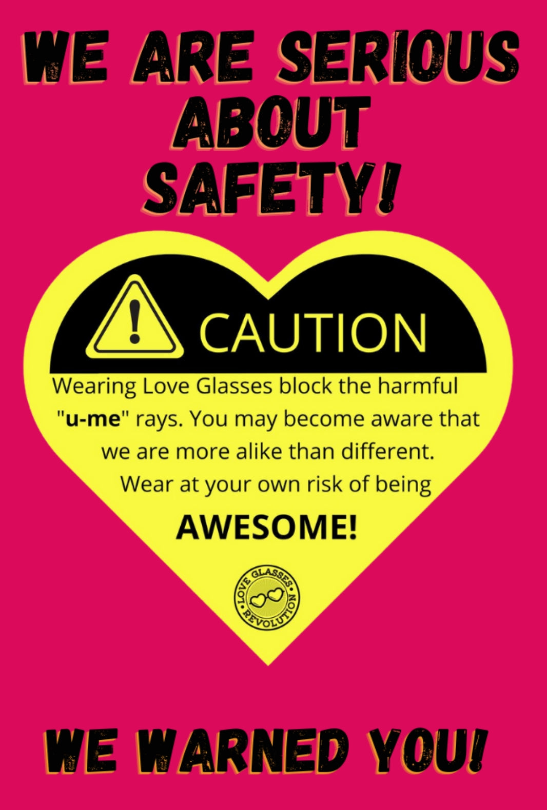 Love Notes Aviator Style Love Glasses - Love Glasses Revolution