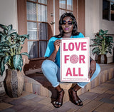 12 x 18 LOVE FOR ALL POSTER - Love Glasses Revolution