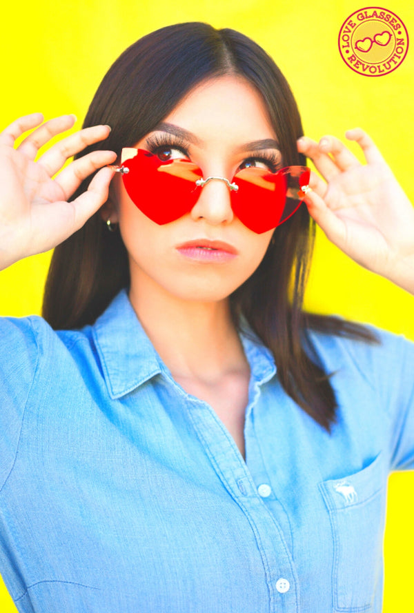Cat Eye Frameless Love Glasses - Love Glasses Revolution