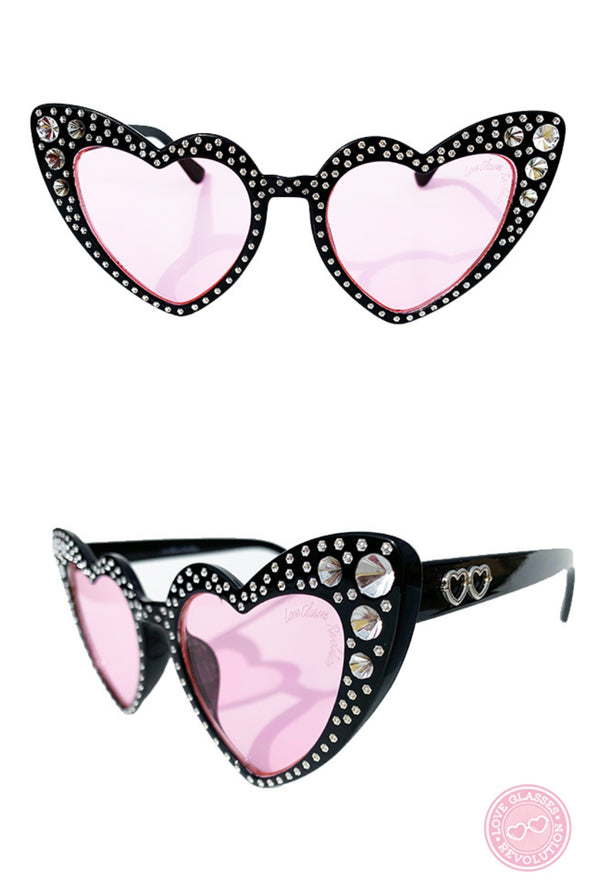 Glitz and Glam Love Glasses - Love Glasses Revolution