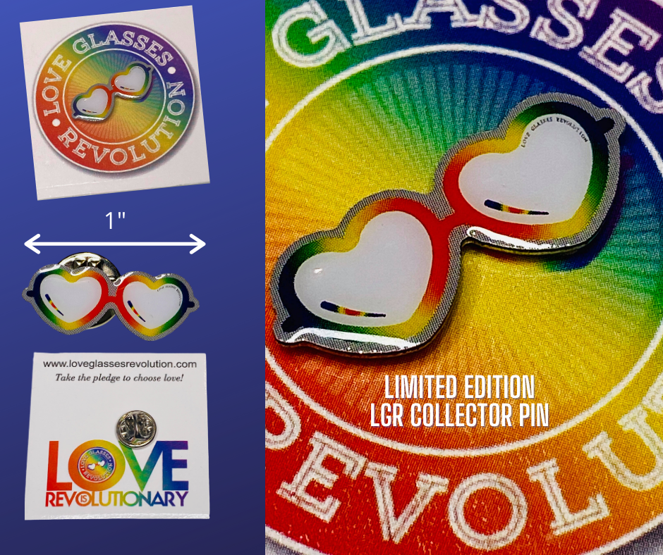 LGR Limited edition collector's pin - Love Glasses Revolution Main image