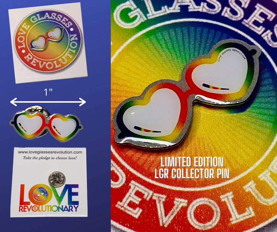 LGR Limited edition collector's pin - Love Glasses Revolution