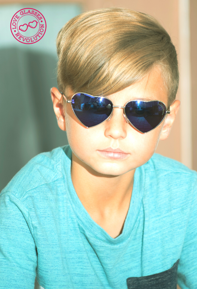 Youth Aviator Style Love Glasses - Love Glasses Revolution