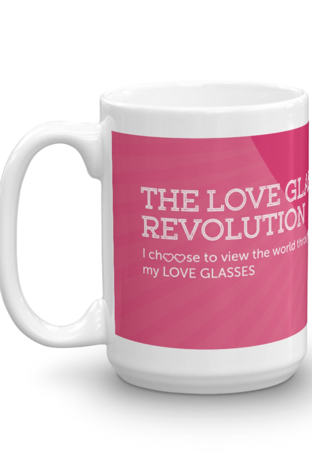 LGR pledge mug - Love Glasses Revolution