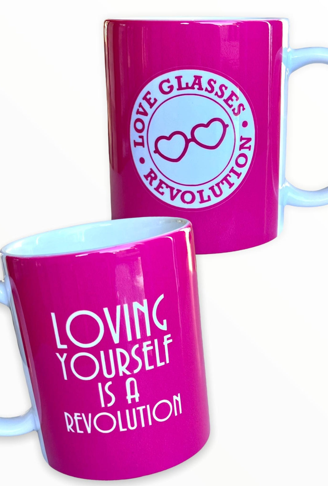 Loving Yourself Is A Revolution Coffee Mug - 12oz - Love Glasses Revolution Main image