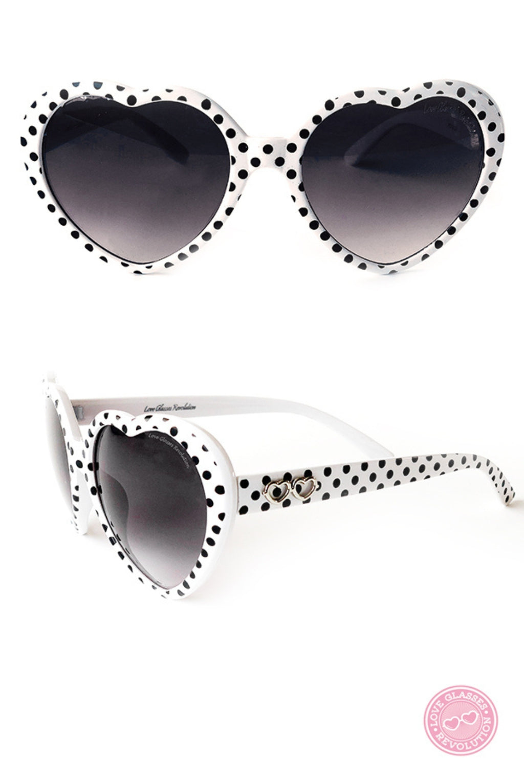Polka Dot Love Glasses - Love Glasses Revolution