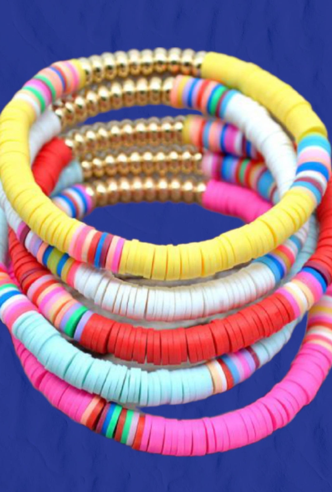 Polymer Multi Color FUN Bracelets! - Love Glasses Revolution Main image