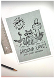 Arizona Love Swag 5" x 7" Oversized Postcards - Love Glasses Revolution