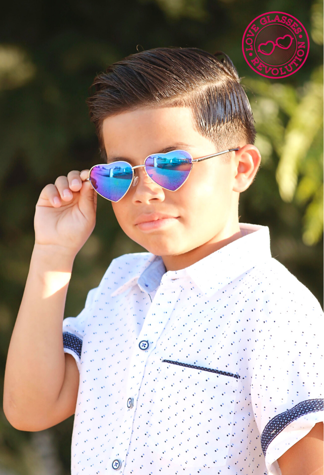 Youth Aviator Style Love Glasses - Love Glasses Revolution
