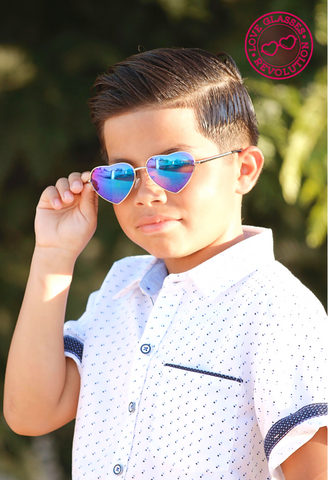 Youth Aviator Style Love Glasses - Love Glasses Revolution