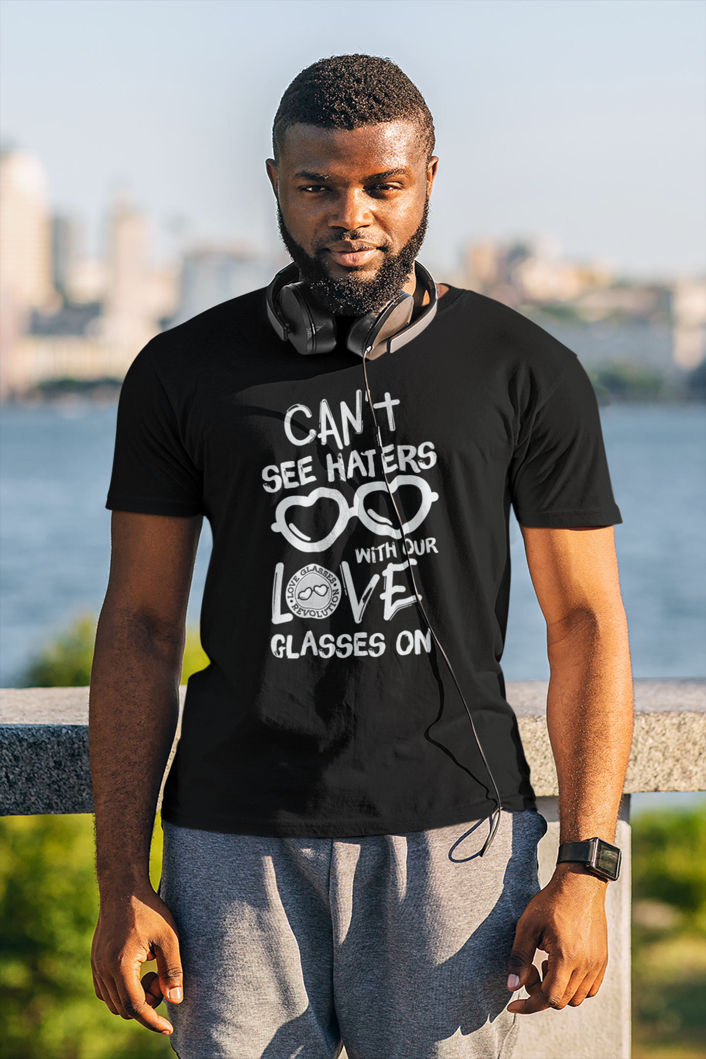 Can't see haters tee Short-Sleeve Unisex T-Shirt Secondary image