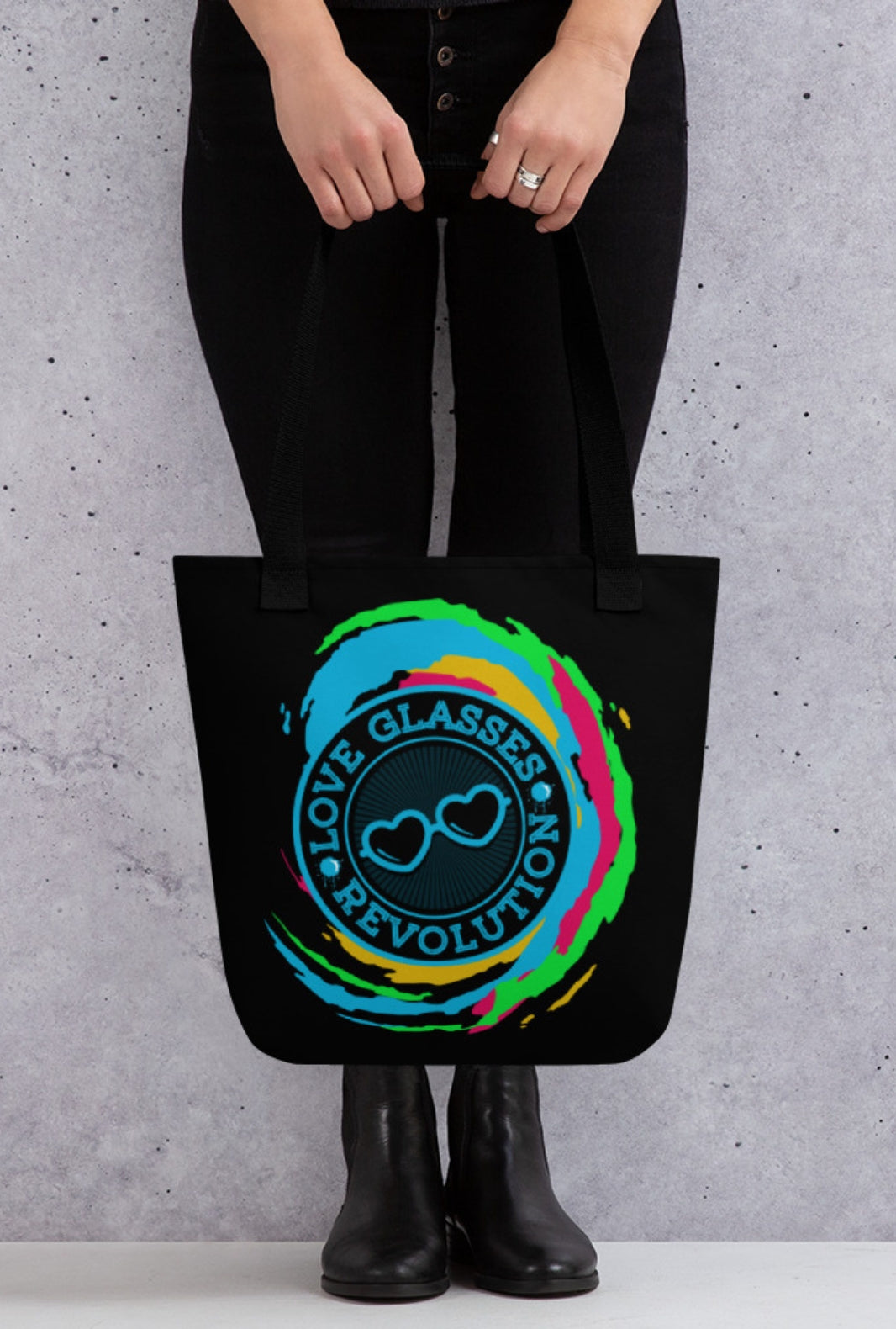 LGR swirl logo Tote bag - Love Glasses Revolution