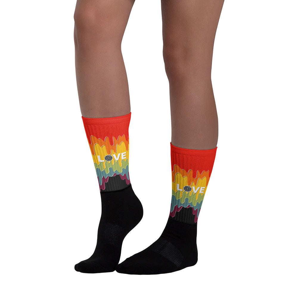 Paint Drop by Darian Collection Love Socks - Love Glasses Revolution
