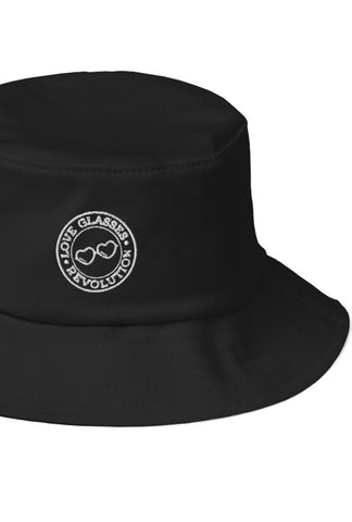 Old School Bucket Hat Love Glasses Revolution Style - Love Glasses Revolution