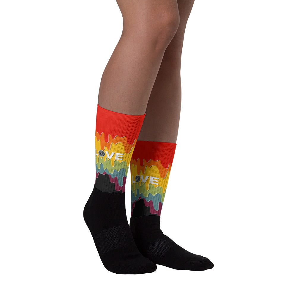 Paint Drop by Darian Collection Love Socks - Love Glasses Revolution Main image