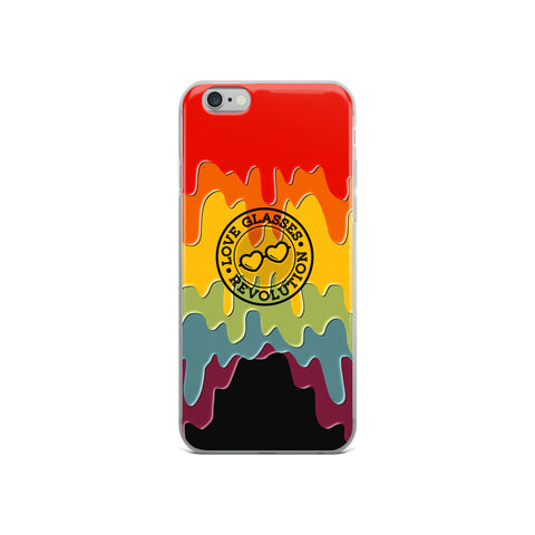 Paint Drip by Darian Collection iPhone Case - Love Glasses Revolution