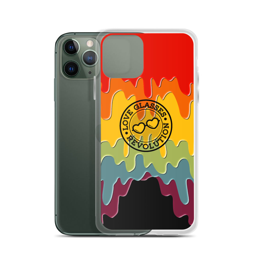 Paint Drip by Darian Collection iPhone Case - Love Glasses Revolution