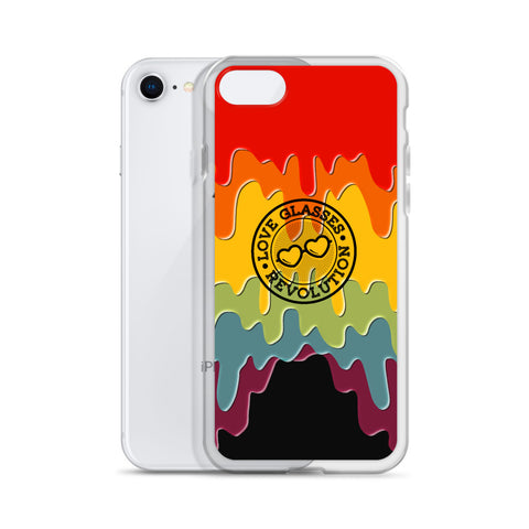 Paint Drip by Darian Collection iPhone Case - Love Glasses Revolution