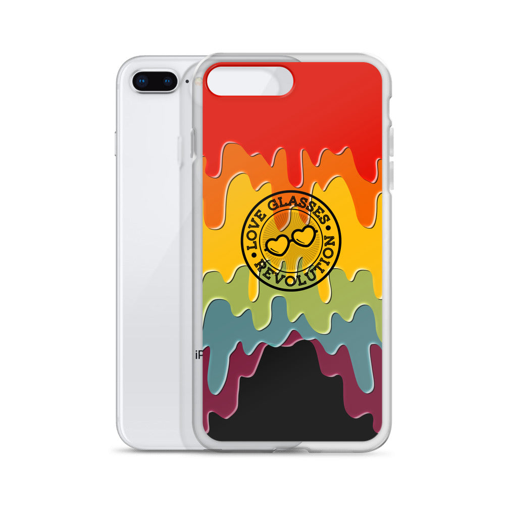 Paint Drip by Darian Collection iPhone Case - Love Glasses Revolution