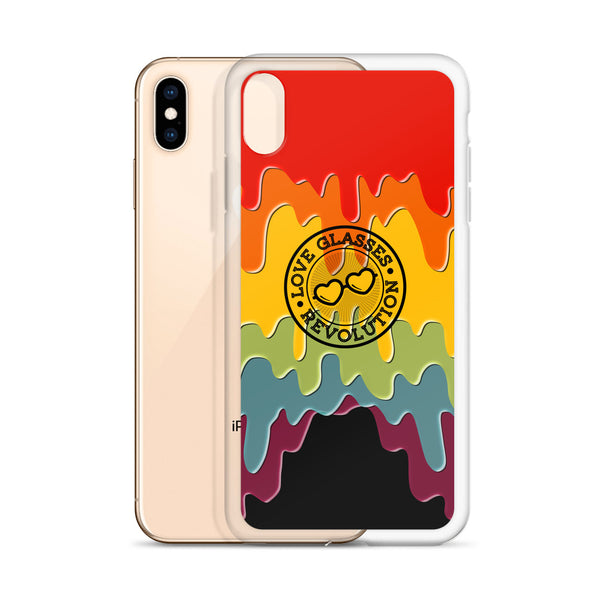 Paint Drip by Darian Collection iPhone Case - Love Glasses Revolution