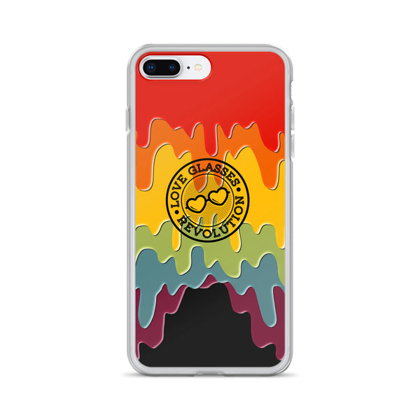 Paint Drip by Darian Collection iPhone Case - Love Glasses Revolution