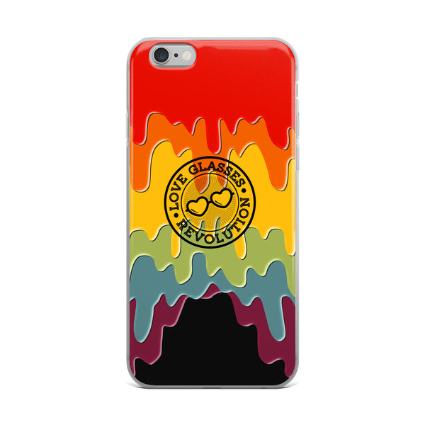 Paint Drip by Darian Collection iPhone Case - Love Glasses Revolution