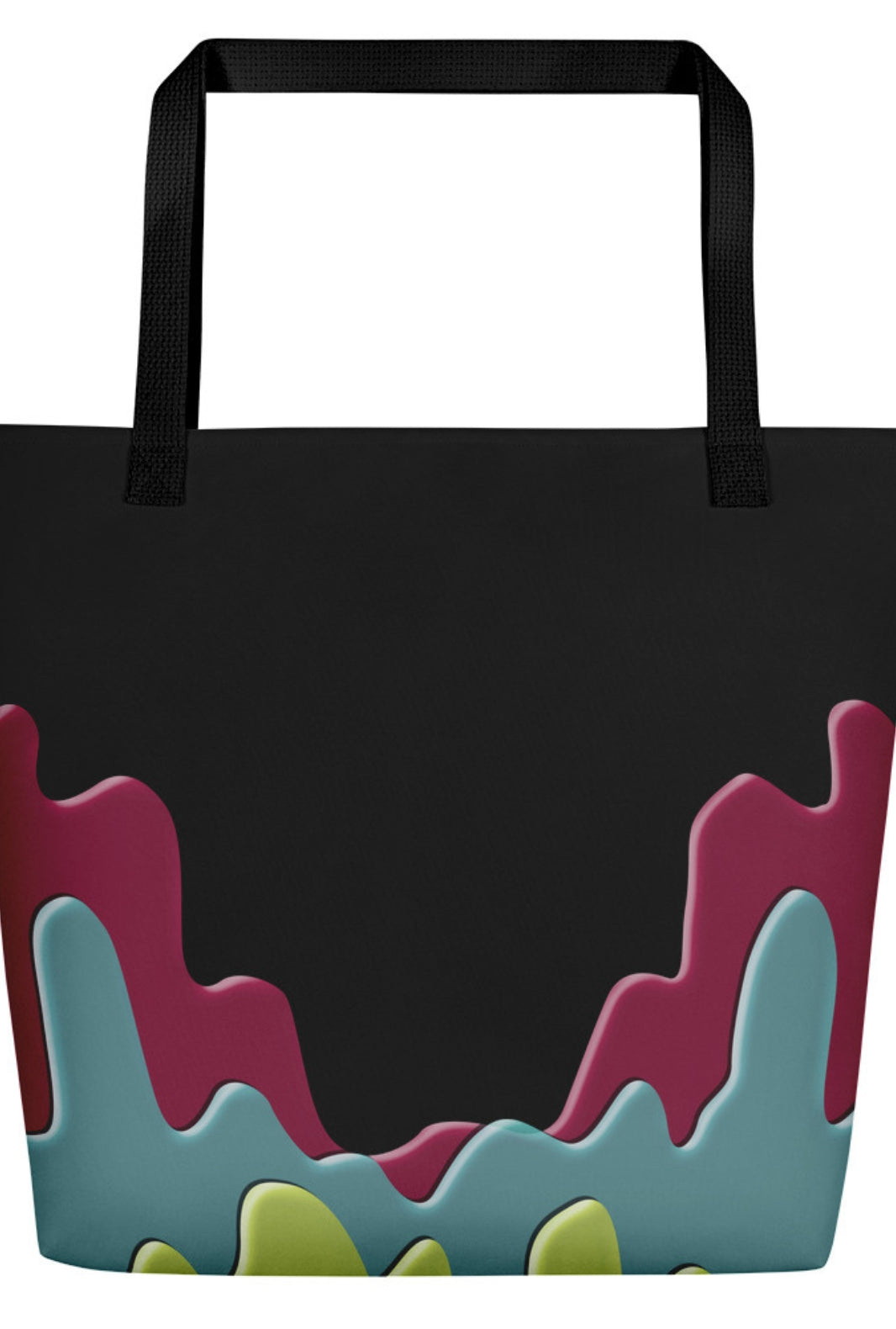 Paint Drip by Darian Collection Logo Beach Bag Secondary image