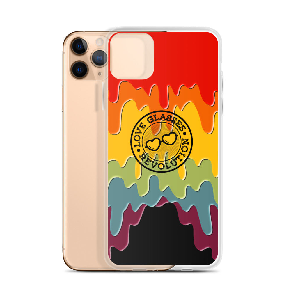 Paint Drip by Darian Collection iPhone Case - Love Glasses Revolution