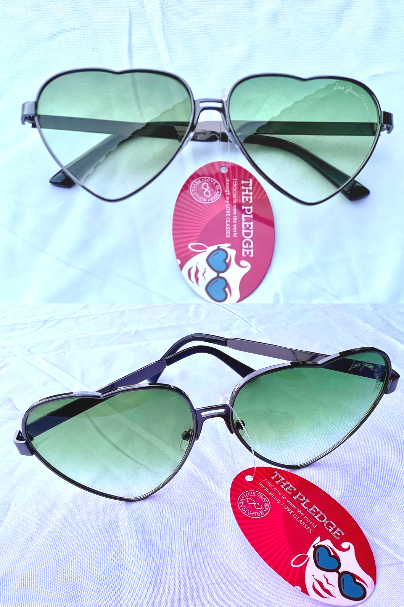 THE LAST 5 Pair left of Green gradient aviator style! - Love Glasses Revolution