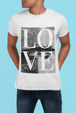 LOVE graphic tee Short-Sleeve Unisex T-Shirt - Love Glasses Revolution