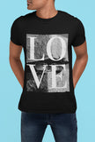 LOVE graphic tee Short-Sleeve Unisex T-Shirt - Love Glasses Revolution
