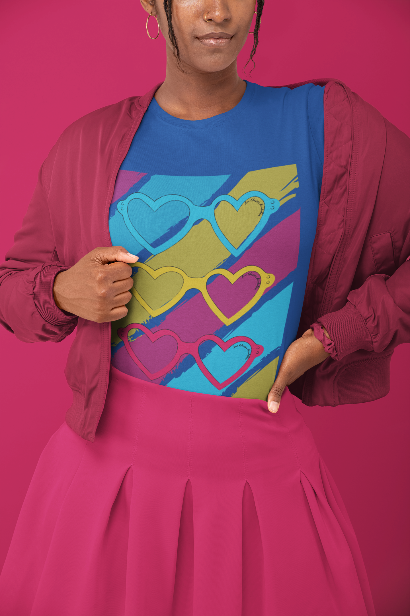 Shades of Love Glasses T-Shirt Secondary image