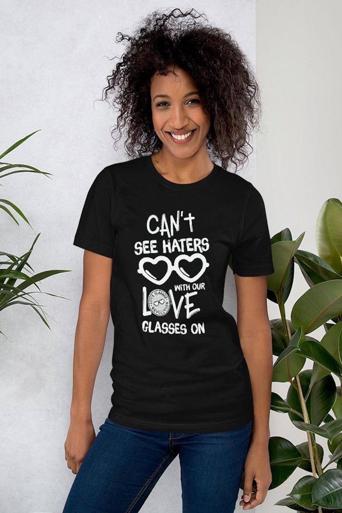 Can't see haters tee Short-Sleeve Unisex T-Shirt - Love Glasses Revolution Main image
