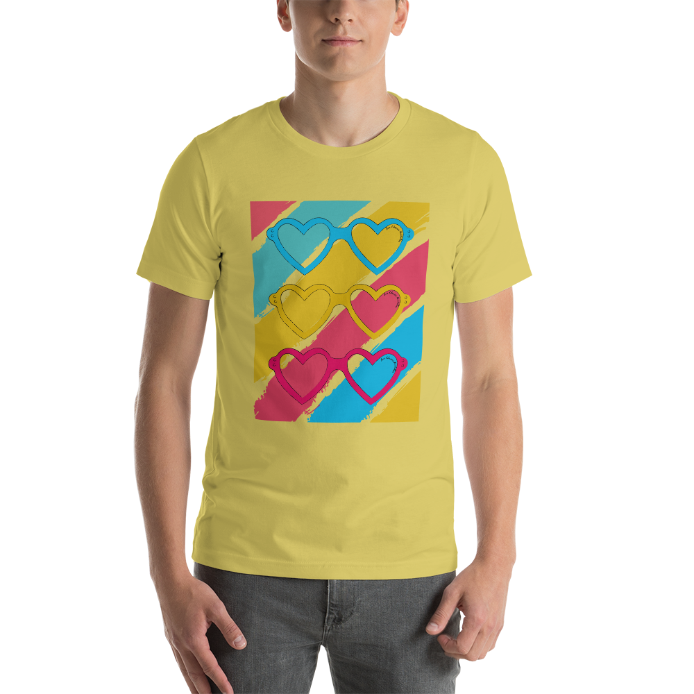 Love Glasses Short-Sleeve Unisex T-Shirt - Love Glasses Revolution